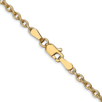 Thumbnail for 14k 2.4mm Round Open Link Cable Chain
