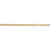Thumbnail for 14k 3.2mm Round Open Link Cable Chain