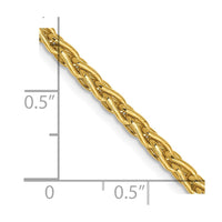Thumbnail for 14k 3mm Parisian Wheat Chain