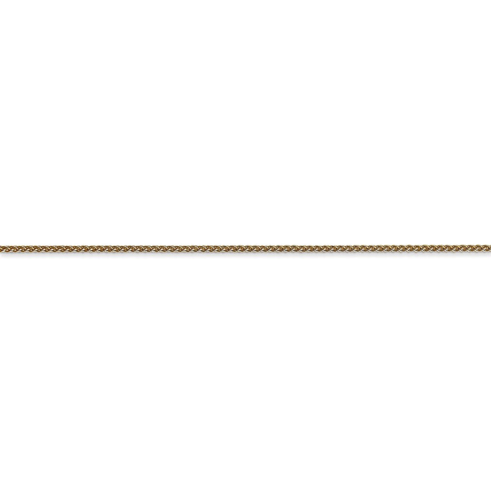 14k 1mm Spiga with Spring Ring Clasp Chain