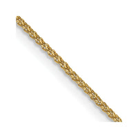 Thumbnail for 14k 1mm Spiga with Spring Ring Clasp Chain