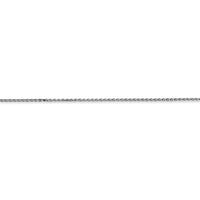 Thumbnail for 14k WG .8mm Parisian Diamond-cut Wheat Chain