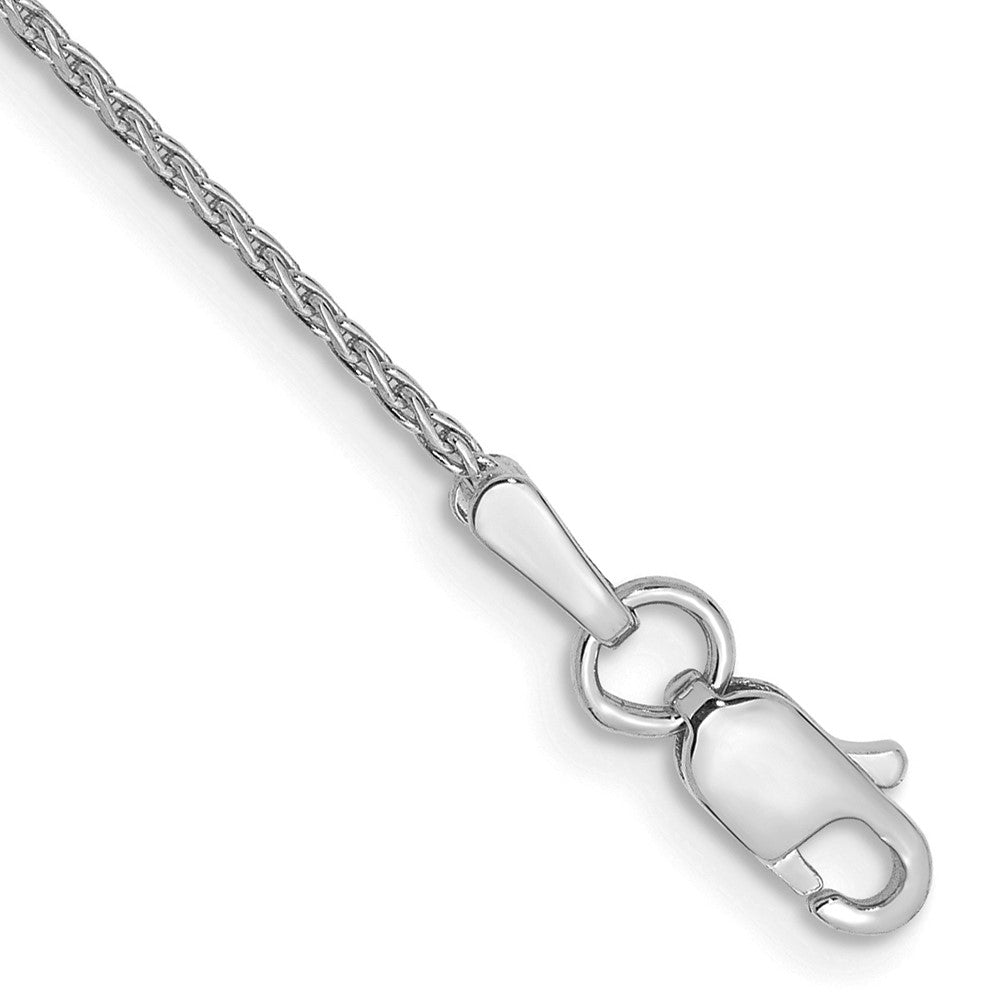 14K WG 1.0mm Parisian Diamond-cut Wheat Chain