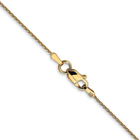 Thumbnail for 14k .8mm Parisian Diamond-cut Wheat Chain