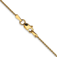 Thumbnail for 14K 1.0mm Parisian Diamond-cut Wheat Chain