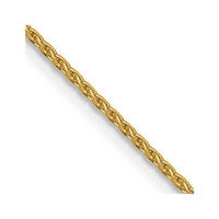 Thumbnail for 14K 1.0mm Parisian Diamond-cut Wheat Chain