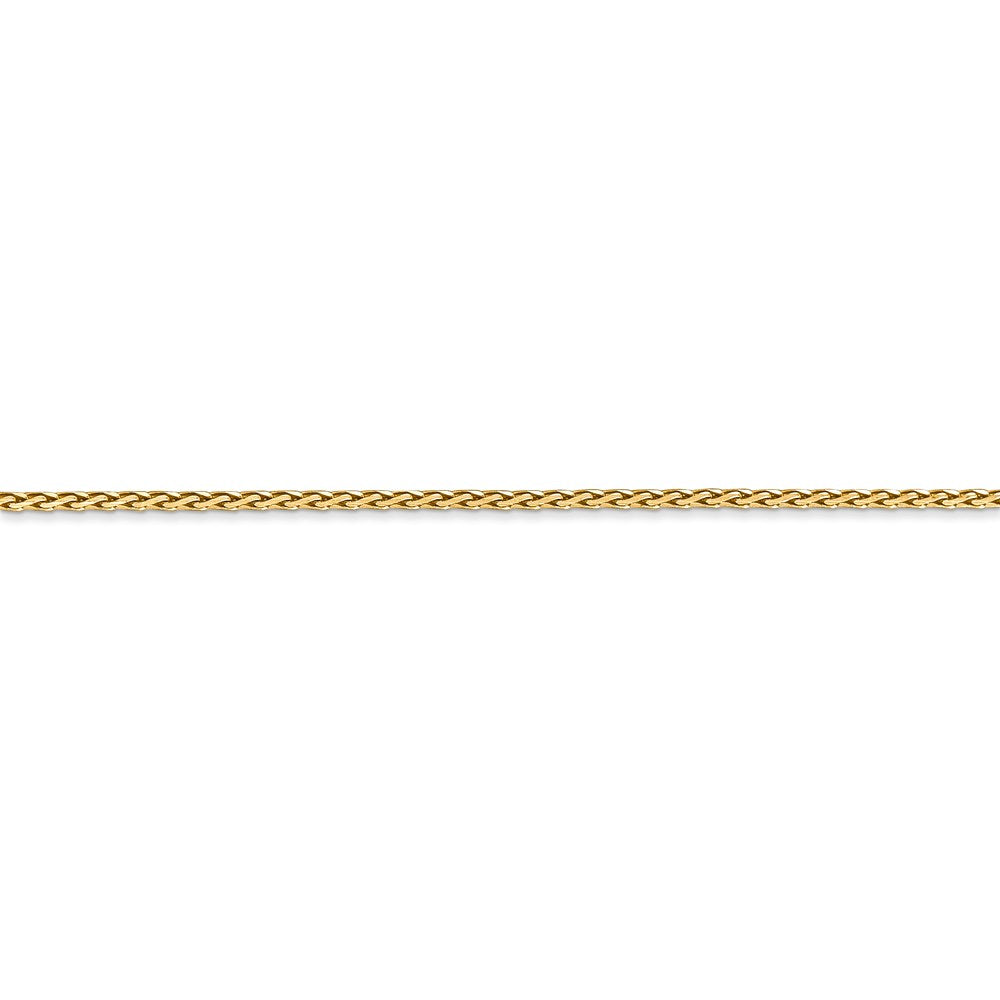 14K 1.5mm Parisian Diamond-cut Wheat Chain
