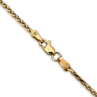 Thumbnail for 14K 1.9mm D/C Parisian Wheat Chain