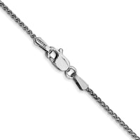 Thumbnail for 14k WG 1.25mm Solid Polished Spiga Chain
