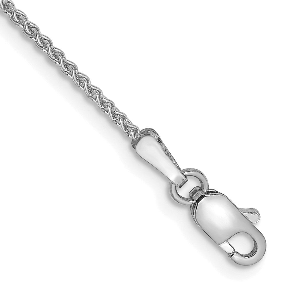 14k WG 1.25mm Solid Polished Spiga Chain