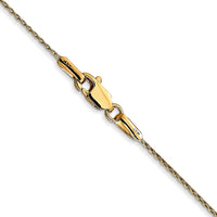 Thumbnail for 14K .7mm Round Parisian Wheat Chain