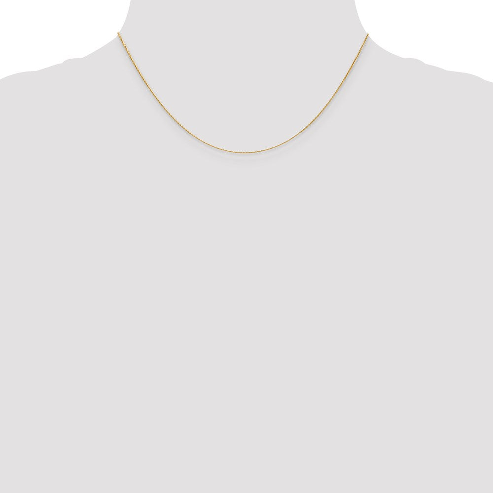 14K .7mm Round Parisian Wheat Chain