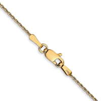 Thumbnail for 14K 1mm Round Parisian Wheat Chain