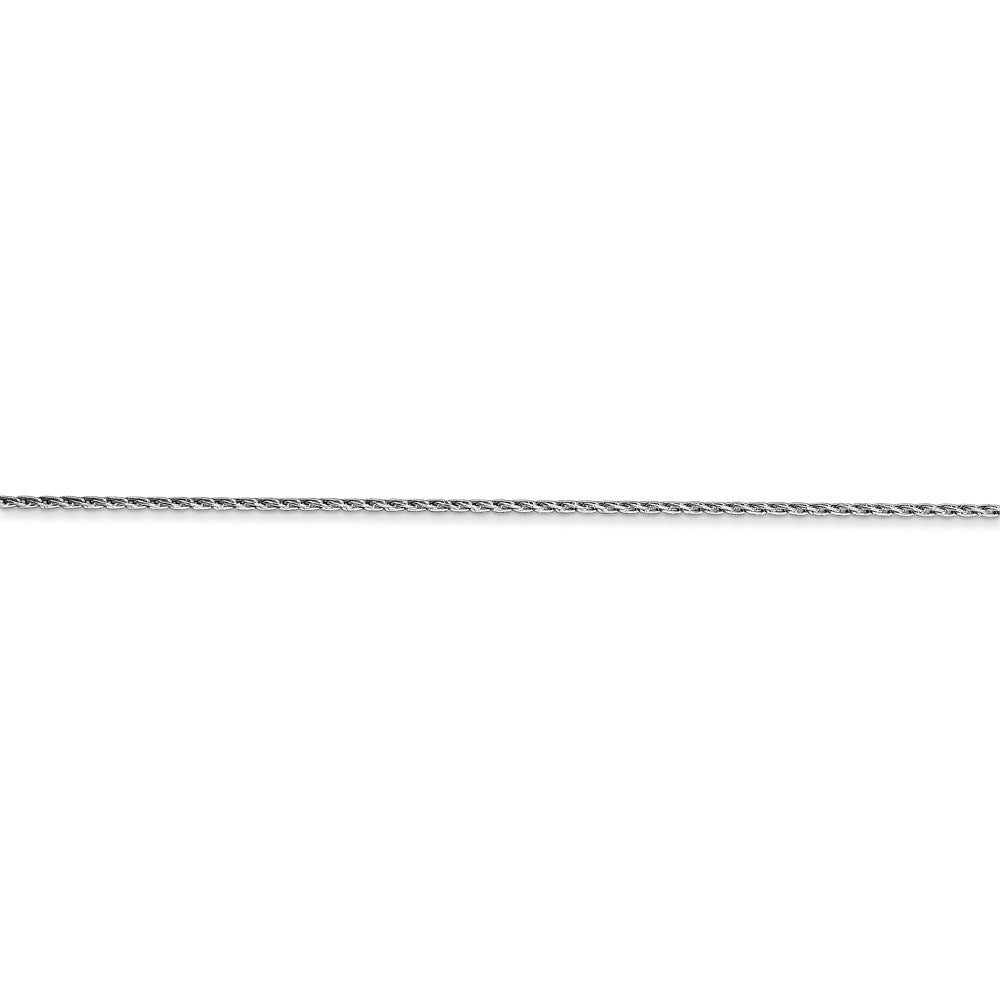 14K WG .7mm Round Parisian Wheat Chain