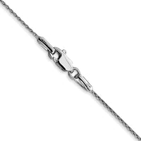 Thumbnail for 14K WG .7mm Round Parisian Wheat Chain
