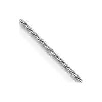 Thumbnail for 14K WG .7mm Round Parisian Wheat Chain