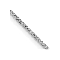 Thumbnail for 14k White Gold 1.15mm Rolo Pendant Chain