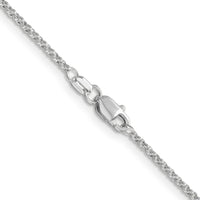 Thumbnail for 14k White Gold 1.55mm Rolo Pendant Chain