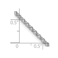 Thumbnail for 14k White Gold 1.55mm Rolo Pendant Chain