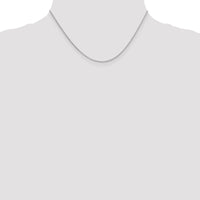 Thumbnail for 14k White Gold 1.55mm Rolo Pendant Chain