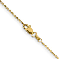 Thumbnail for 14k .9mm D/C Round Open Link Cable Chain