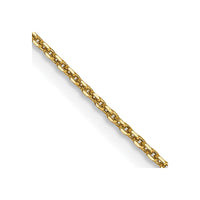 Thumbnail for 14k .9mm D/C Round Open Link Cable Chain
