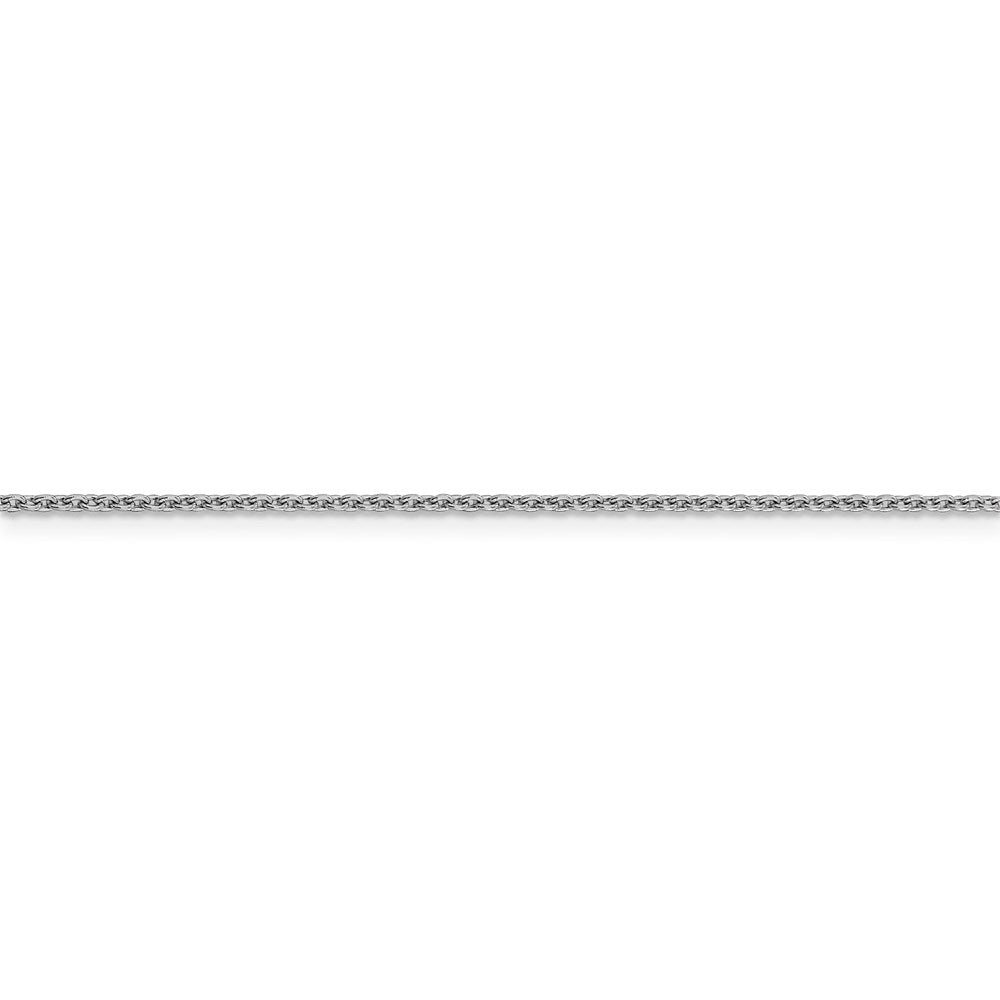 14k WG 1.4mm Forzantine Cable Chain