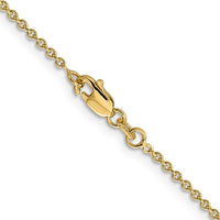 Thumbnail for 14k 1.4mm Solid Polished Cable Chain