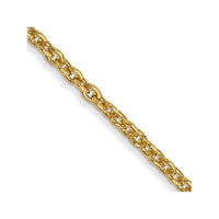 Thumbnail for 14k 1.4mm Solid Polished Cable Chain
