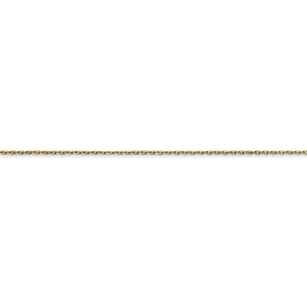 14k .8mm D/C Cable with Lobster Clasp Chain