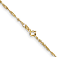 Thumbnail for 14k 1.4mm Singapore Chain