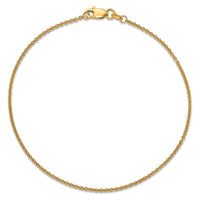 Thumbnail for 14k 1.4mm Round Open Link Cable Chain