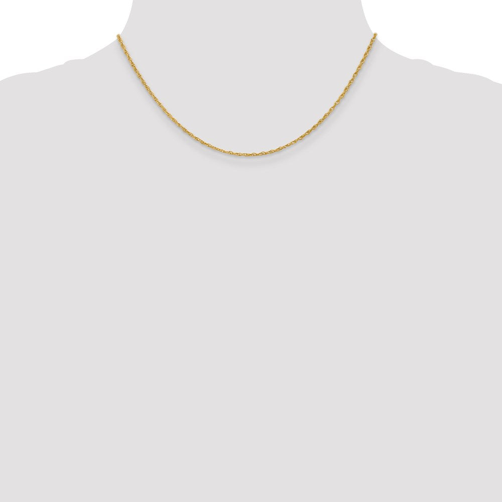 14k 1.3mm Heavy-Baby Rope Chain