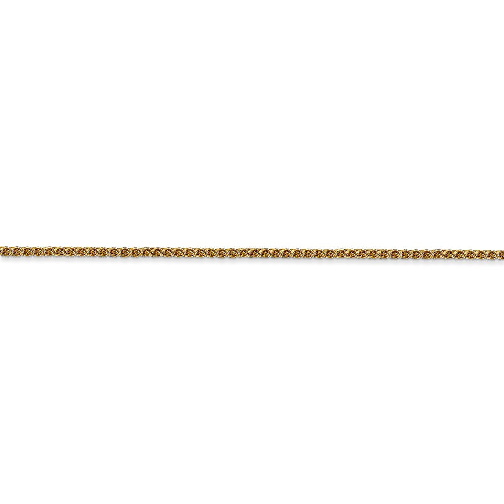14k 1.2mm Diamond-cut Spiga Chain