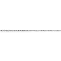 Thumbnail for 14k WG 1.25mm Round Parisian Wheat Chain