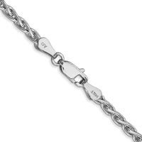 Thumbnail for 14k WG 3mm Parisian Wheat Chain