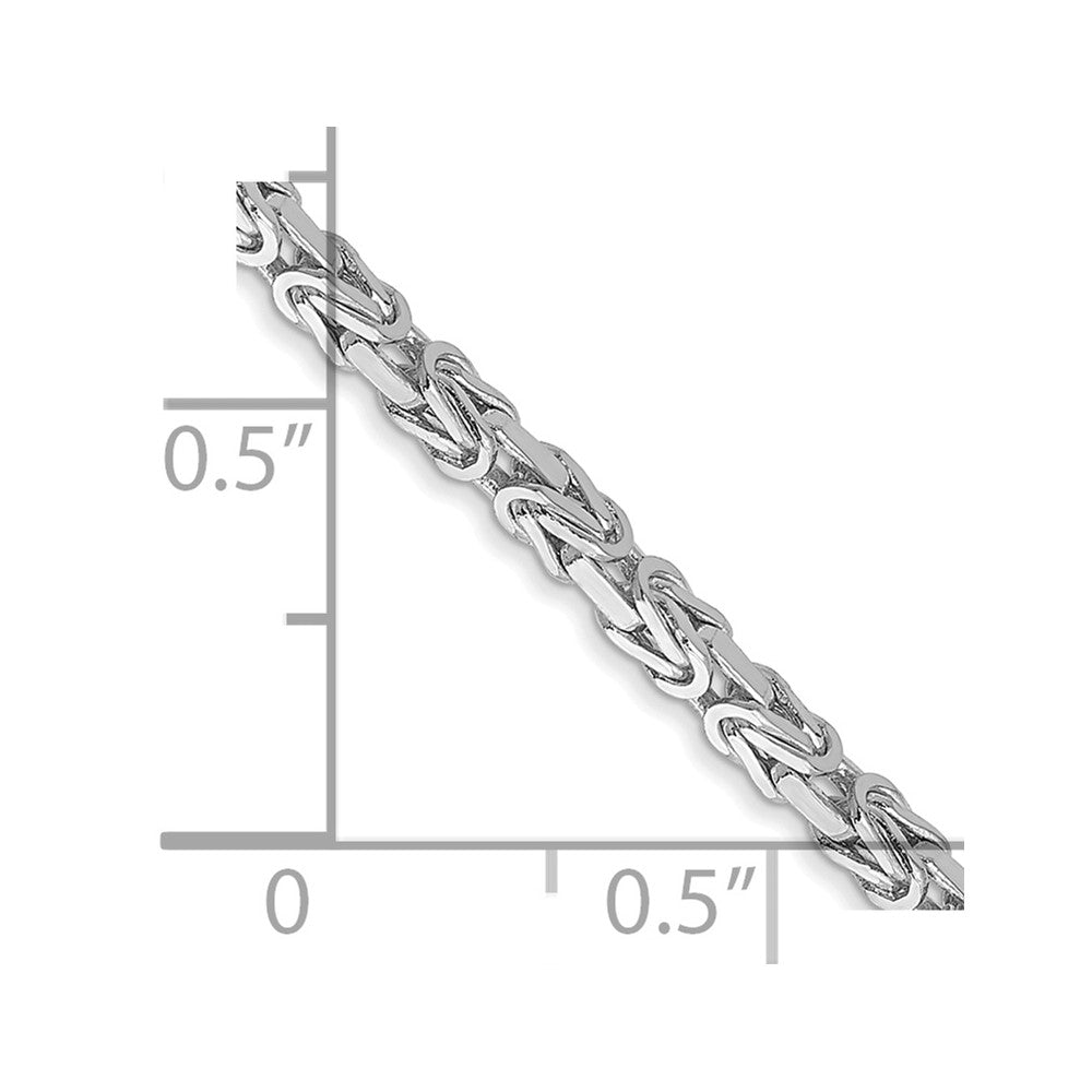 14k WG 2mm Byzantine Chain