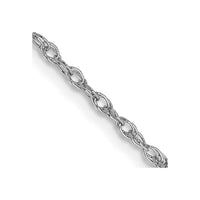Thumbnail for 14k WG 1.3mm Heavy-Baby Rope Chain