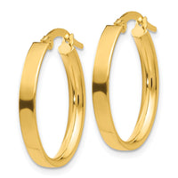 Thumbnail for 14K Oval Hoop Earrings
