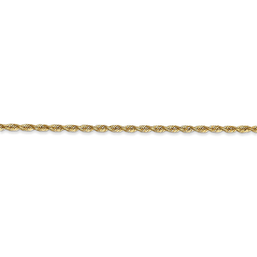 14k 1.85mm Diamond-cut Quadruple Rope Chain