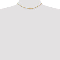 Thumbnail for 14k 1.85mm Diamond-cut Quadruple Rope Chain