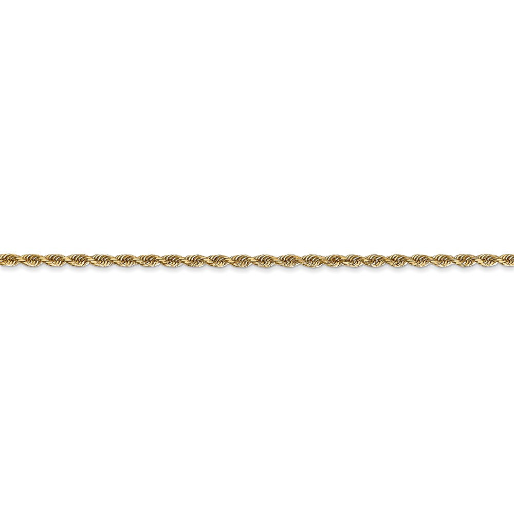 14k 2.00mm Diamond-cut Quadruple Rope Chain