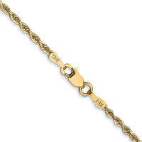 Thumbnail for 14k 2.00mm Diamond-cut Quadruple Rope Chain