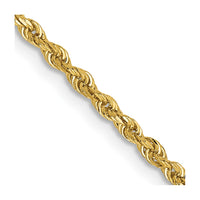 Thumbnail for 14k 2.00mm Diamond-cut Quadruple Rope Chain