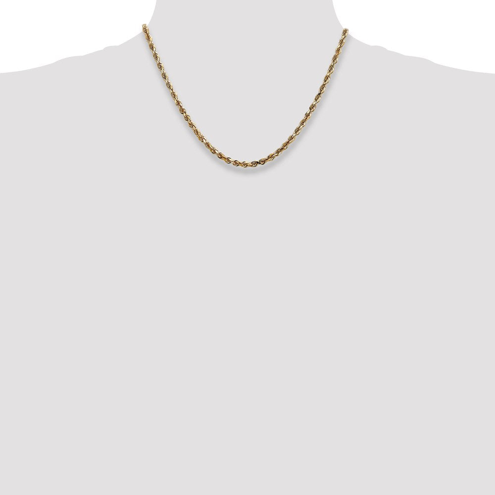 14k 4mm D/C Quadruple Rope Chain