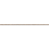 Thumbnail for 14k Rose Gold 1mm D/C Machine-made Rope Chain