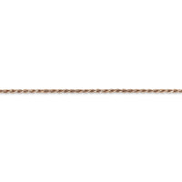 Thumbnail for 14k Rose Gold 1.5mm D/C Machine-made Rope Chain