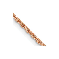 Thumbnail for 14k Rose Gold 1.5mm D/C Machine-made Rope Chain