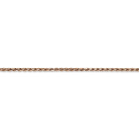 Thumbnail for 14k Rose Gold 1.8mm D/C Machine-made Rope Chain