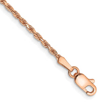 Thumbnail for 14k Rose Gold 1.8mm D/C Machine-made Rope Chain